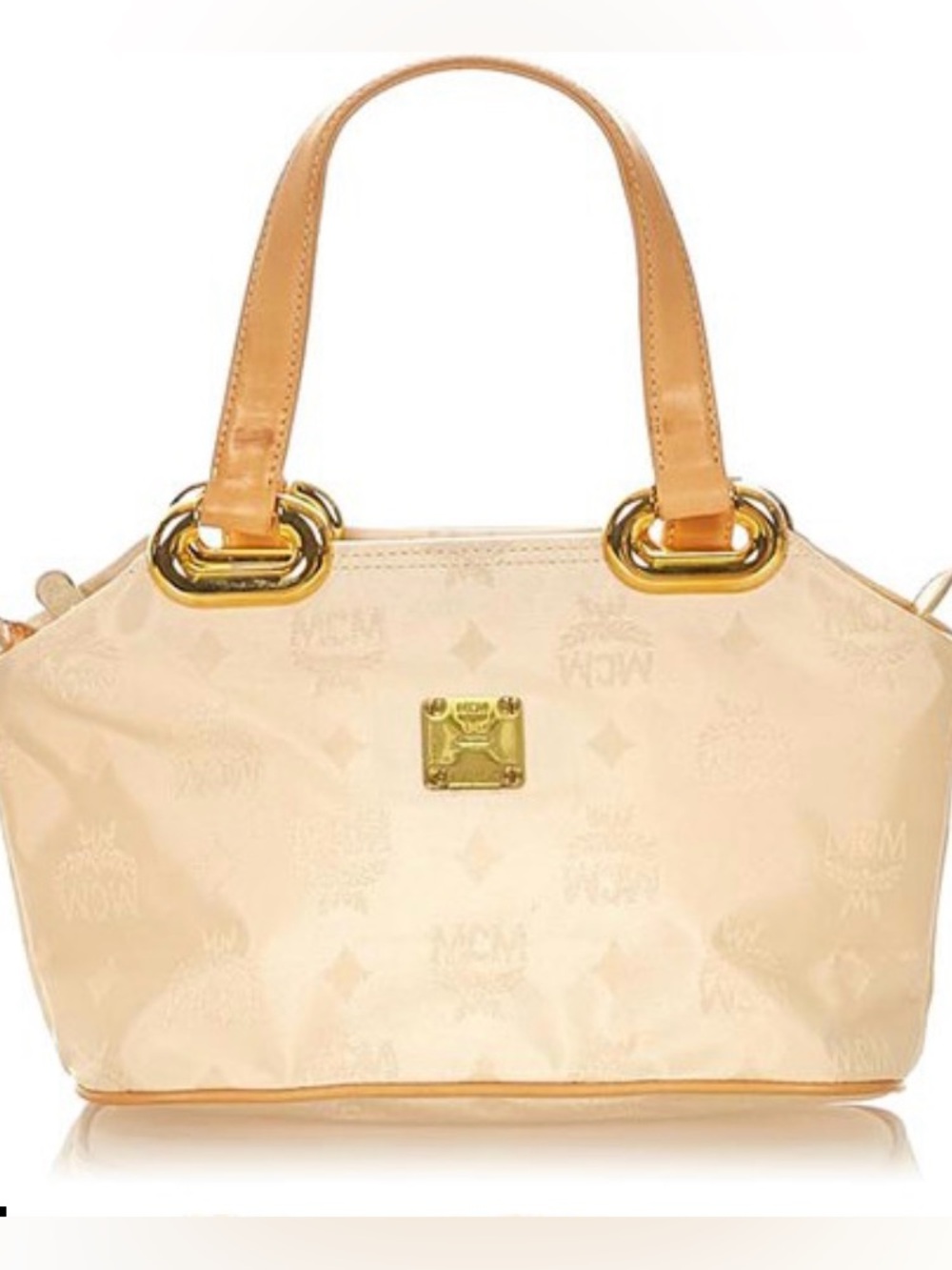 Vintage MCM Visetos nylon monogram bag with COA